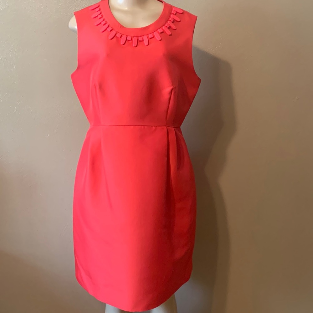 Kate Spade size 12 Embellished Mindy Dress “dive right in geranium” tunic bulbs
